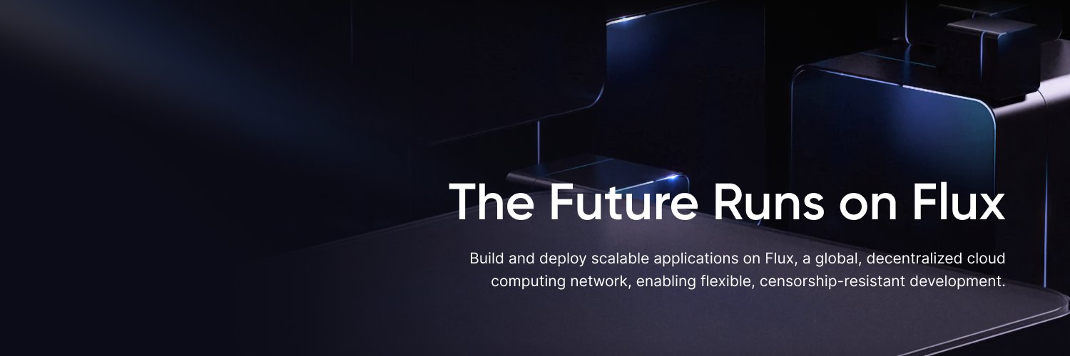 Flux I Decentralized Cloud banner