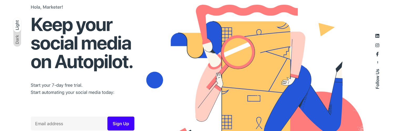 socialhoox's profile banner image