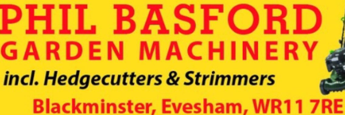 Phil Basford Garden Machinery banner