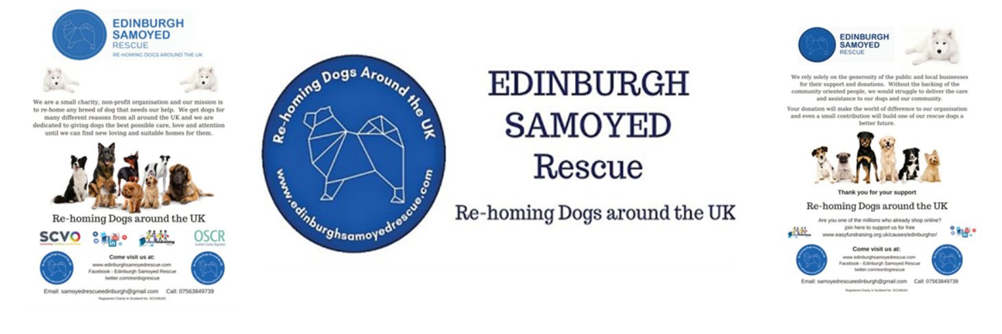 Edinburgh Samoyed Rescue banner