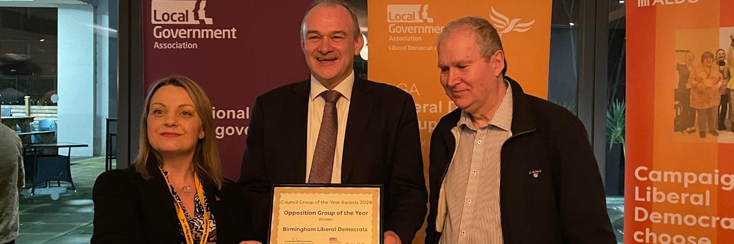 Sutton Coldfield & North Birmingham Lib Dems🔶 banner