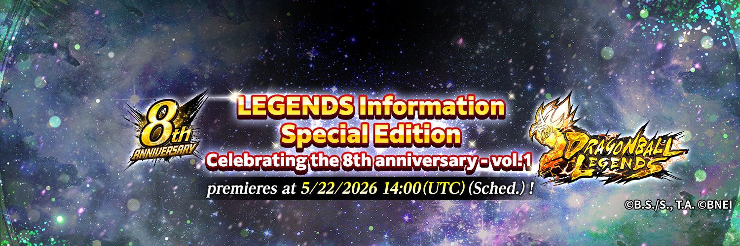 DRAGON BALL LEGENDS OFFICIAL banner
