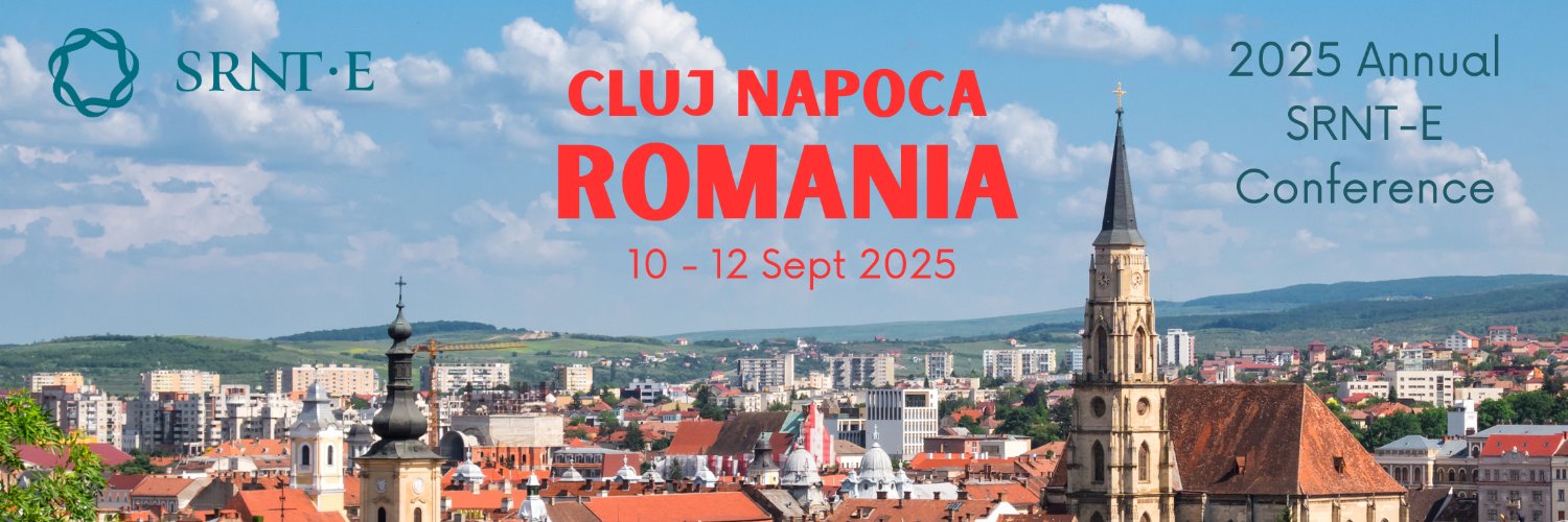 SRNT Europe's banner
