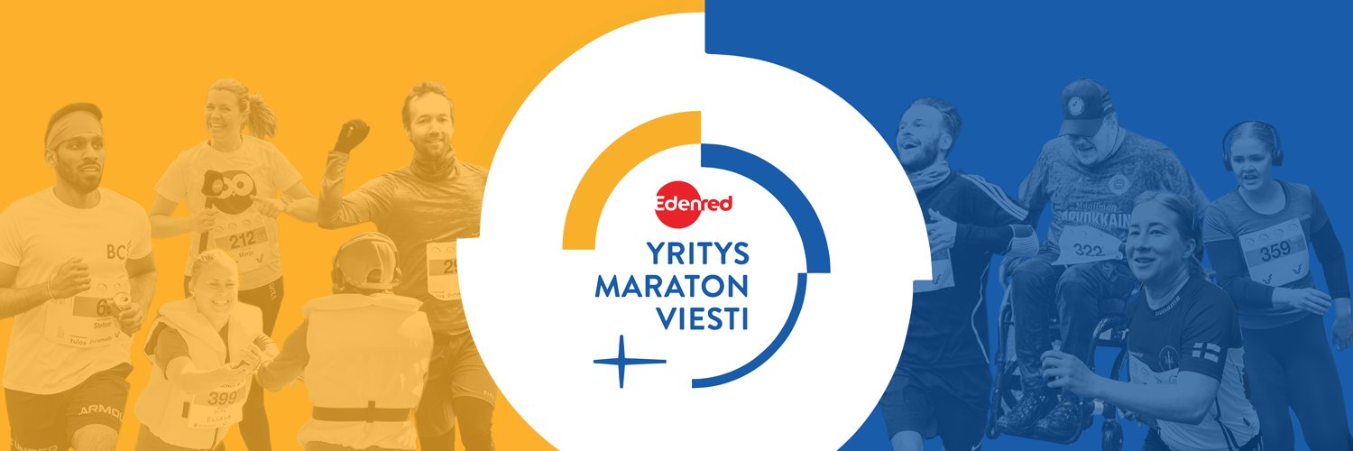Edenred Yritysmaratonviesti banner