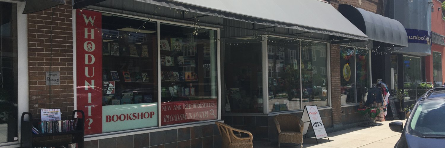 Whodunit Bookshop banner