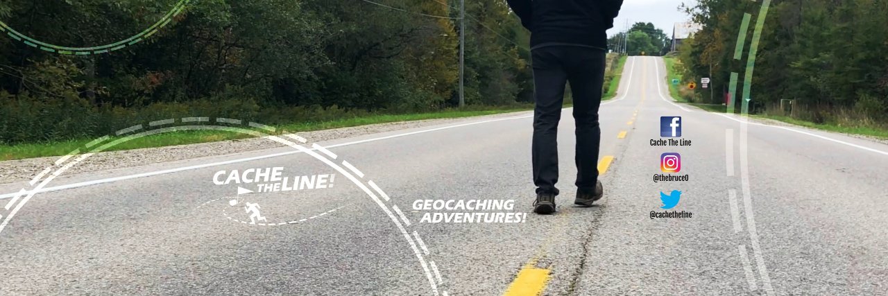 Cache The Line 🇨🇦 Geocaching banner