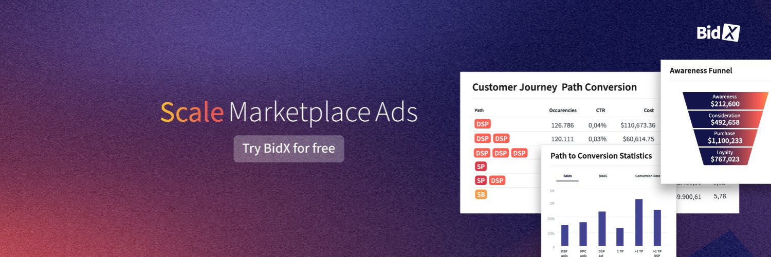 BidX - Scale Marketplace Ads banner