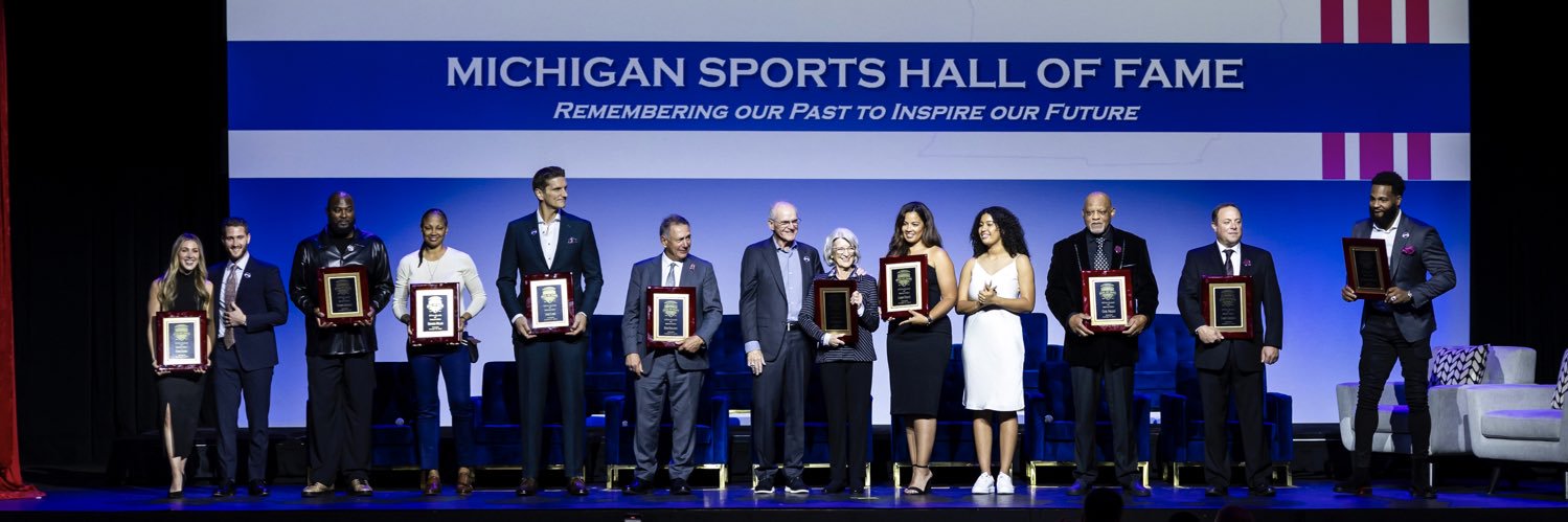 Michigan Sports Hall of Fame's banner