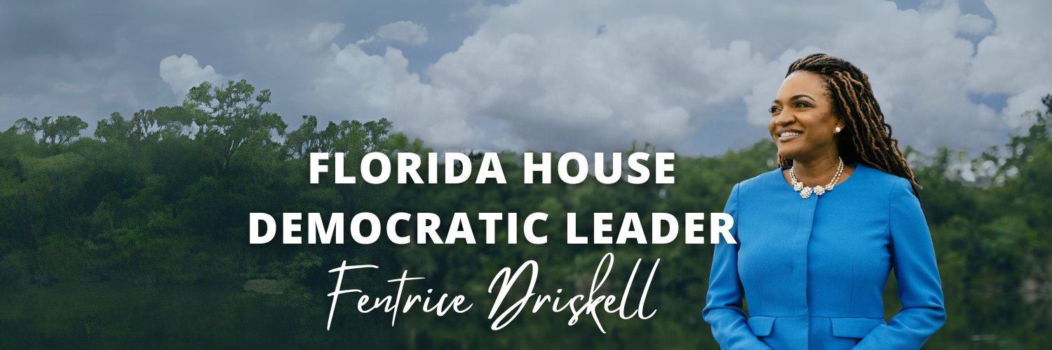 Representative Fentrice Driskell's banner