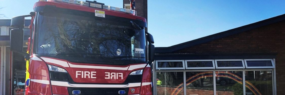 Wilmslow Fire Station banner