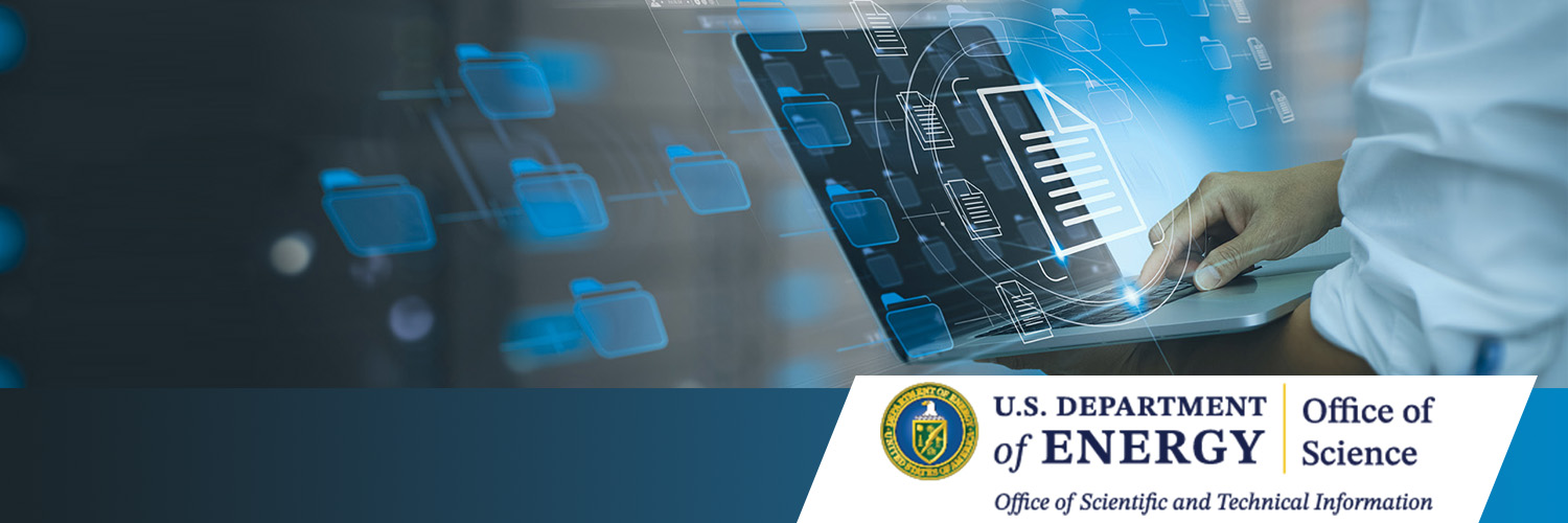DOE Office of Scientific and Technical Information banner