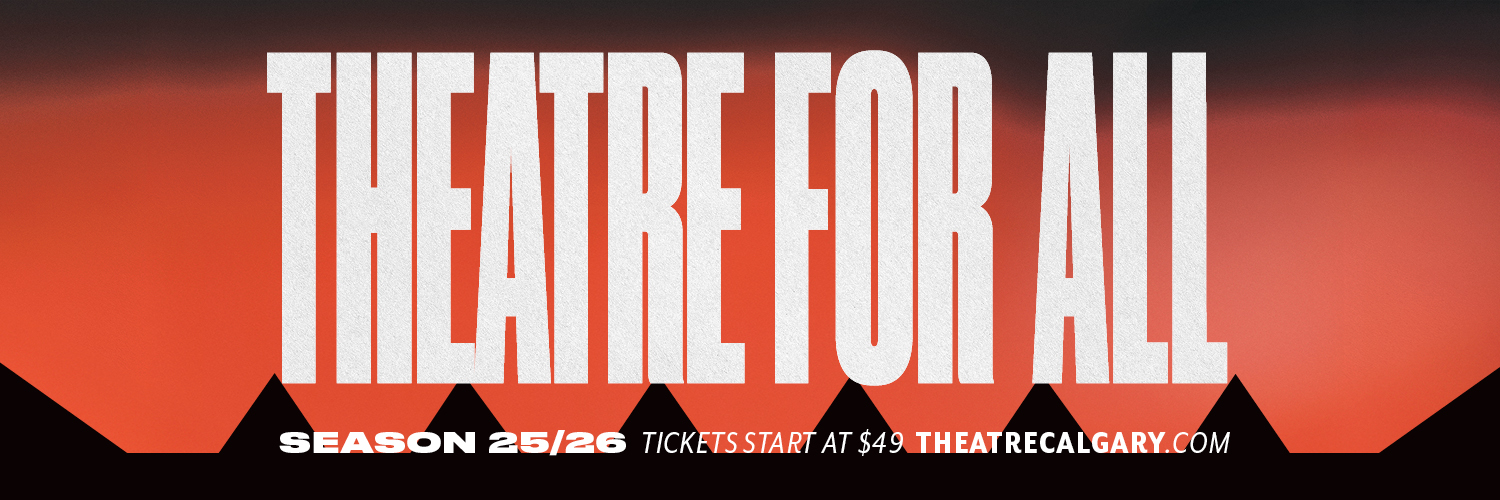 Theatre Calgary's banner
