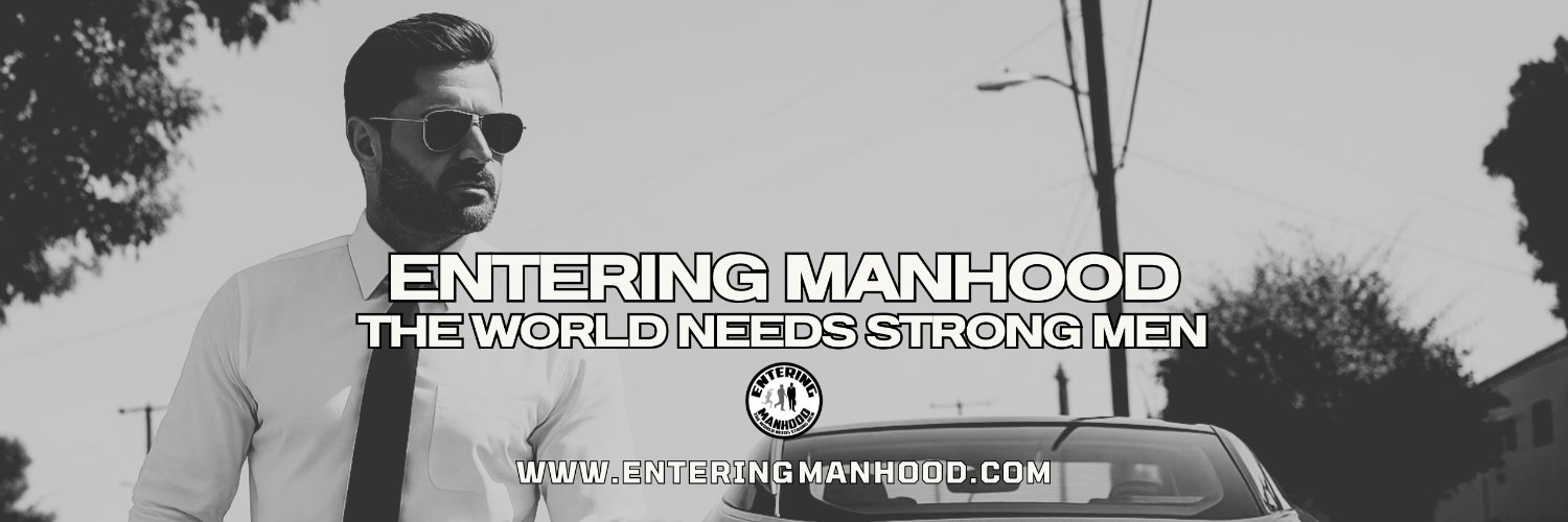 The World Needs Strong Men banner
