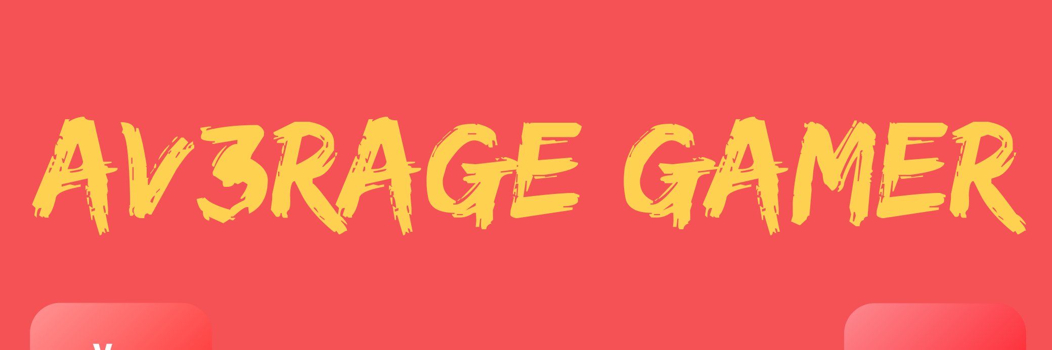 Av3rageGamer's profile banner image