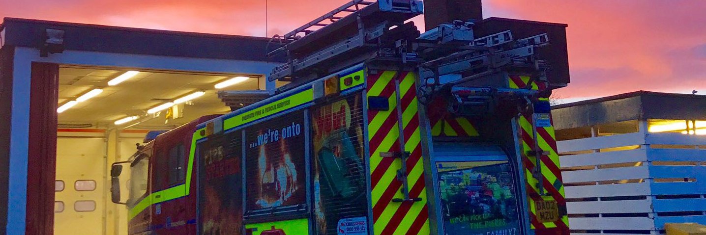 Poynton Fire Station banner