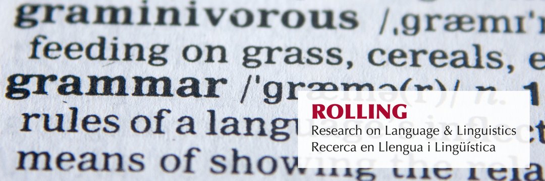 Research on Language and Linguistics (URV)'s banner