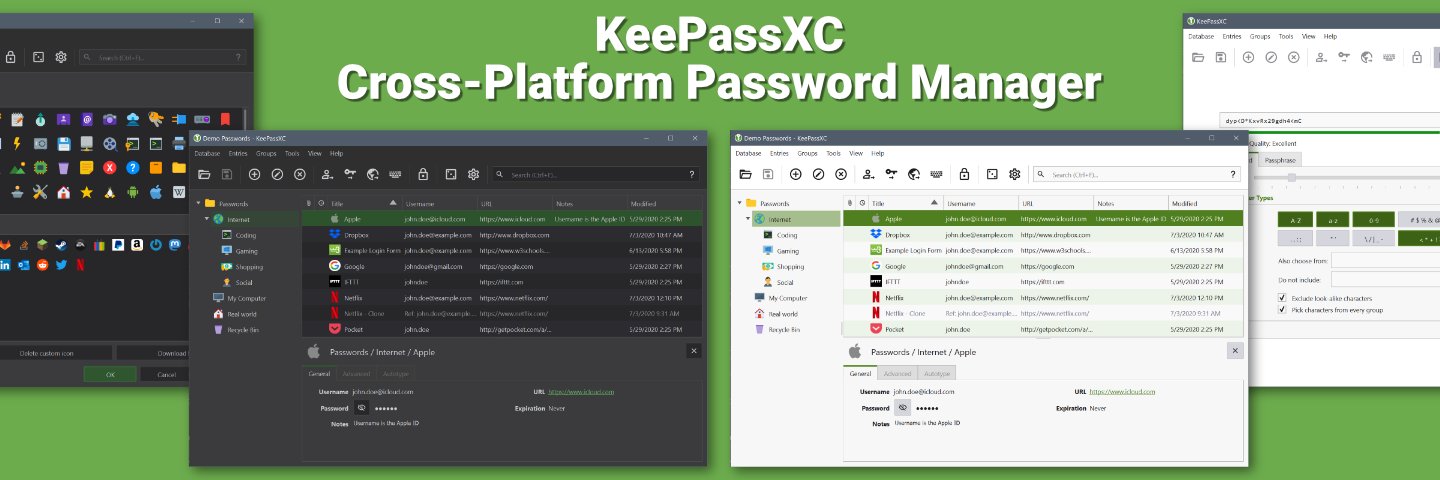 KeePassXC's banner