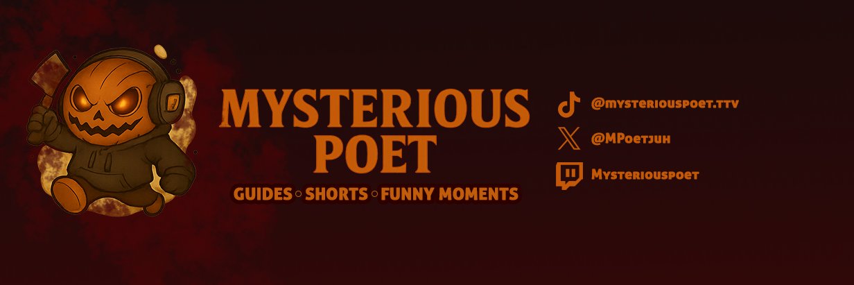 Mysterious poet banner