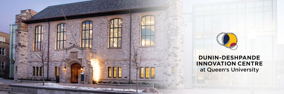 Dunin-Deshpande Queen's Innovation Centre banner
