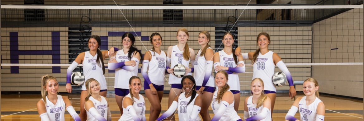 Cherokee Bluff Volleyball banner