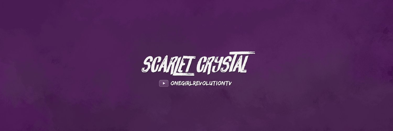 - ̗̀ Scarlet ̖́- banner