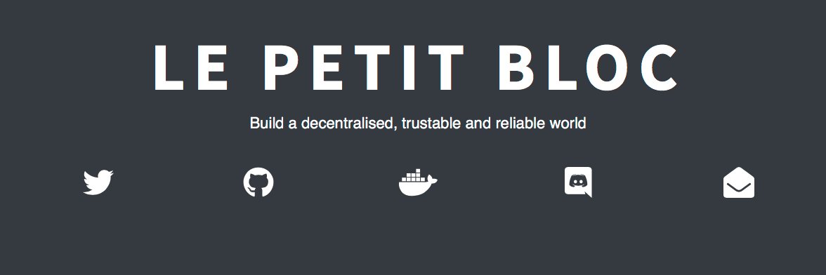 Le petit bloc banner