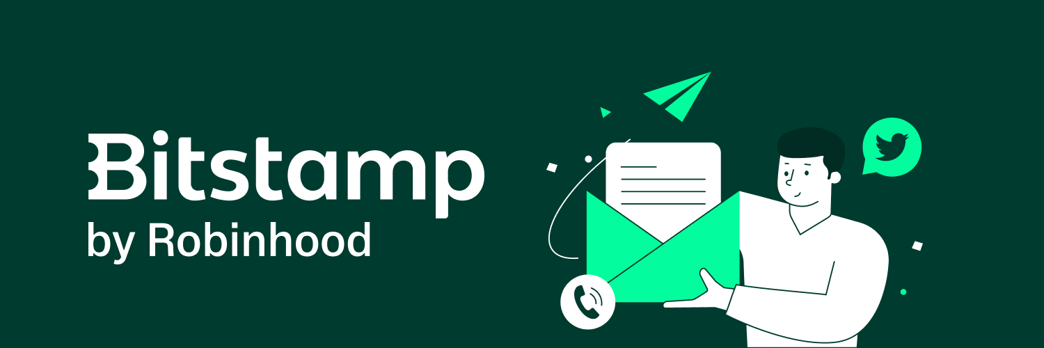 Bitstamp Support by Robinhood banner
