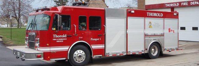 Thorold Fire & Emergency Services banner