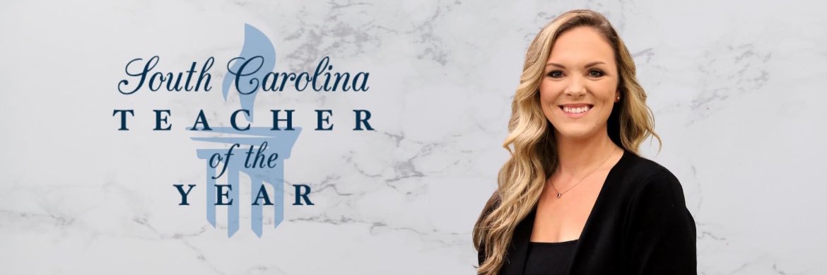 South Carolina Teacher of the Year 2025 banner