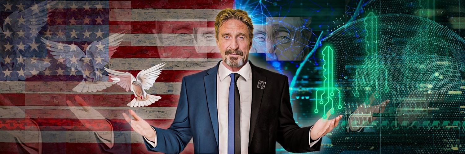 John McAfee's banner