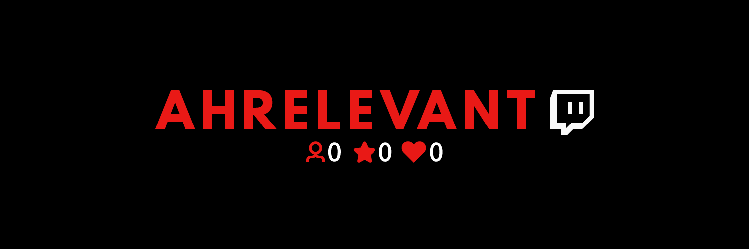 Ahrelevant banner