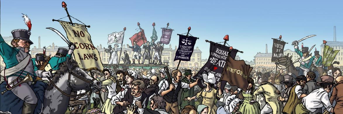 Peterloo Graphic Novel banner