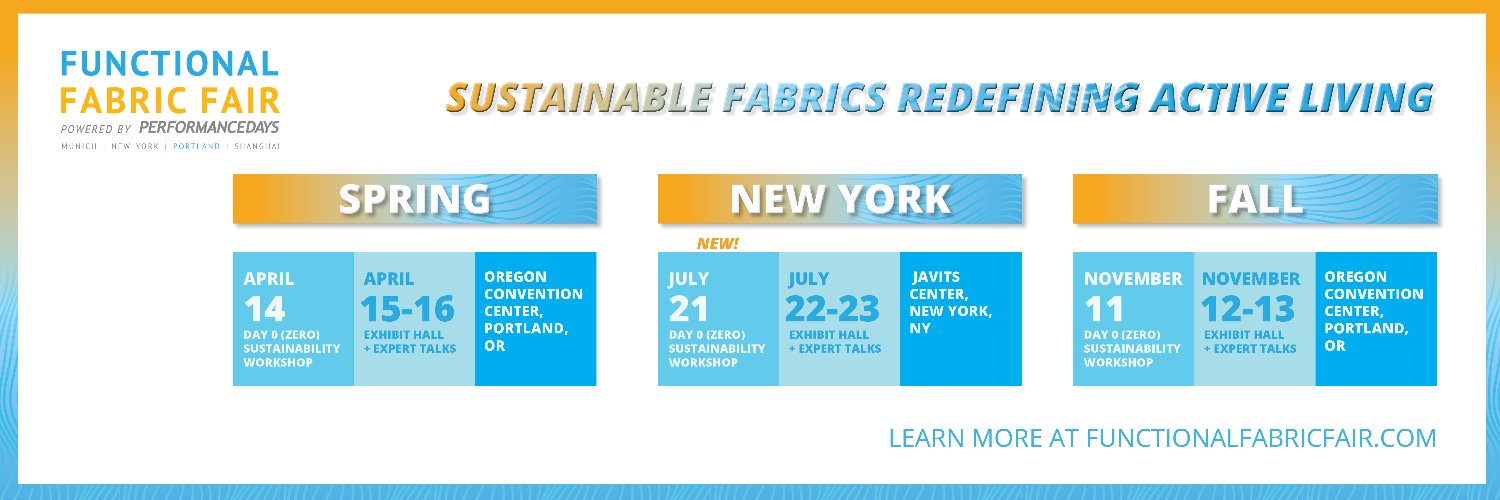 Functional Fabric Fair banner