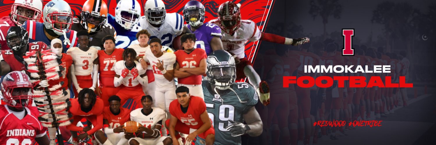 Immokalee High Football's banner