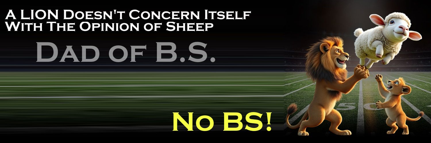 Dad of B.S. 🇺🇸 BS Not Allowed banner