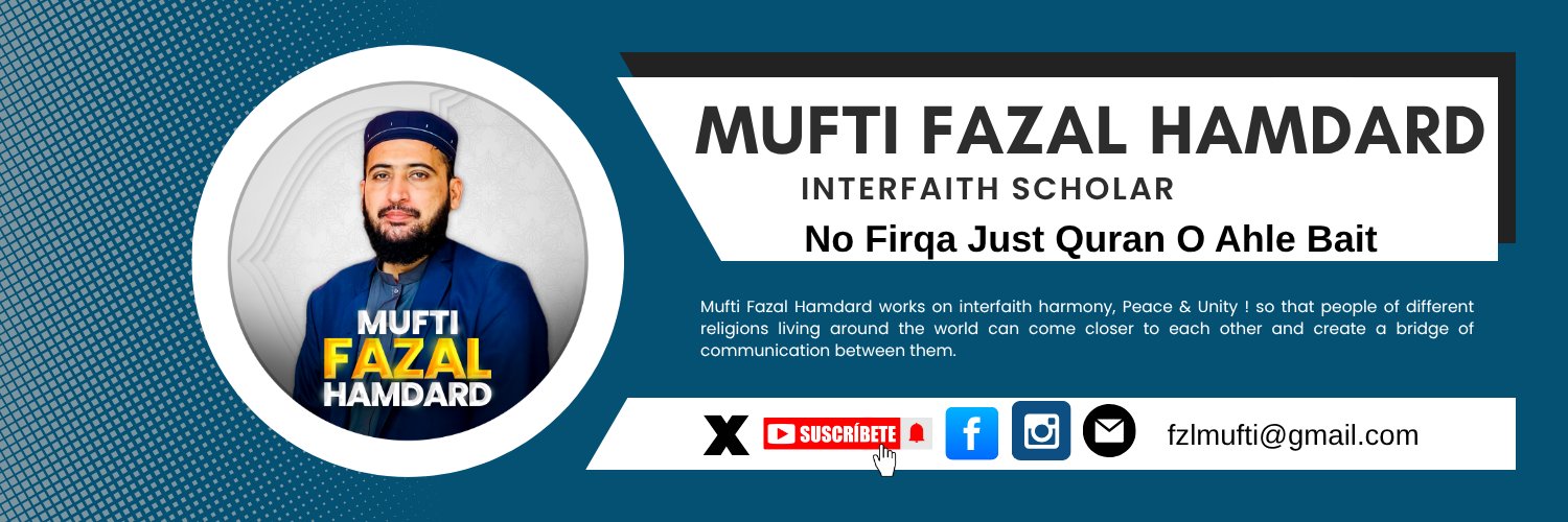 Mufti Fazal Hamdard's banner
