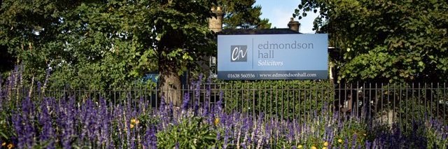 Edmondson Hall banner