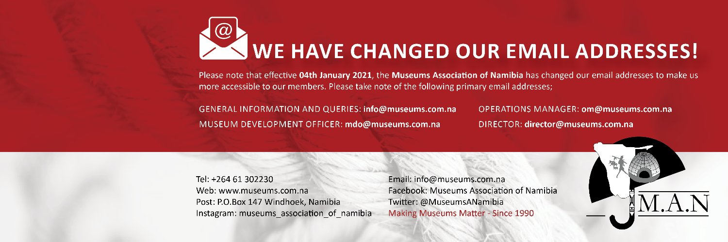 Museums Association of Namibia banner