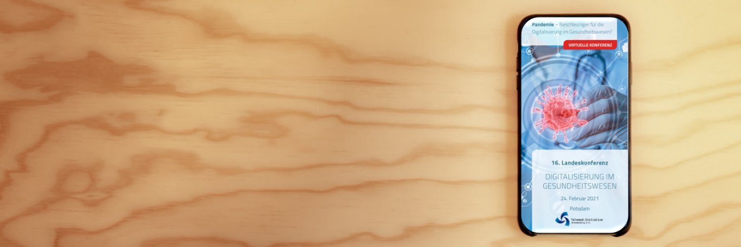 Telemed-Initiative Brandenburg e.V. banner