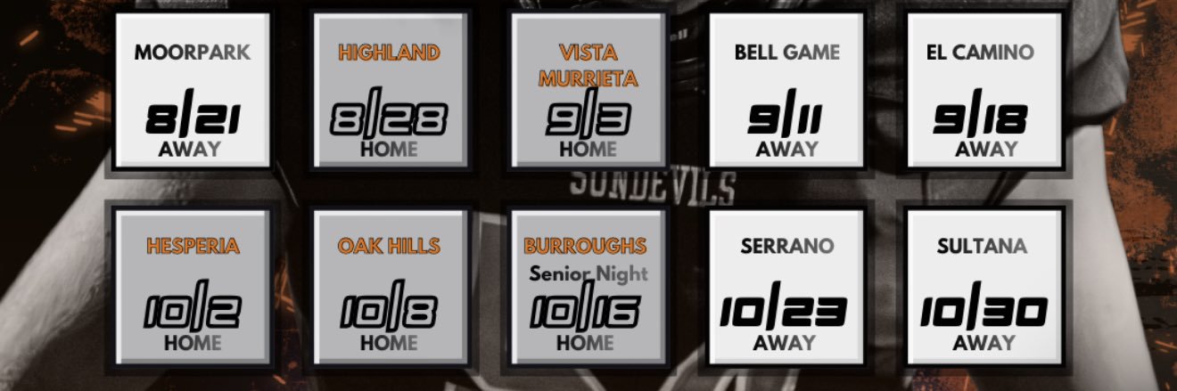 Apple Valley Sundevil Football banner