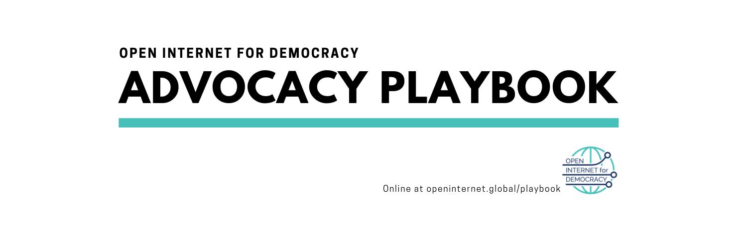 Open Internet for Democracy Initiative banner