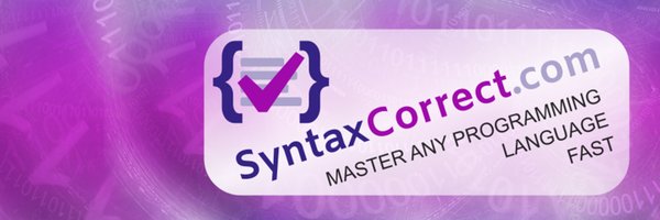 _SyntaxCorrect_ Profile Banner