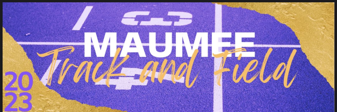 Maumee Track & Field banner