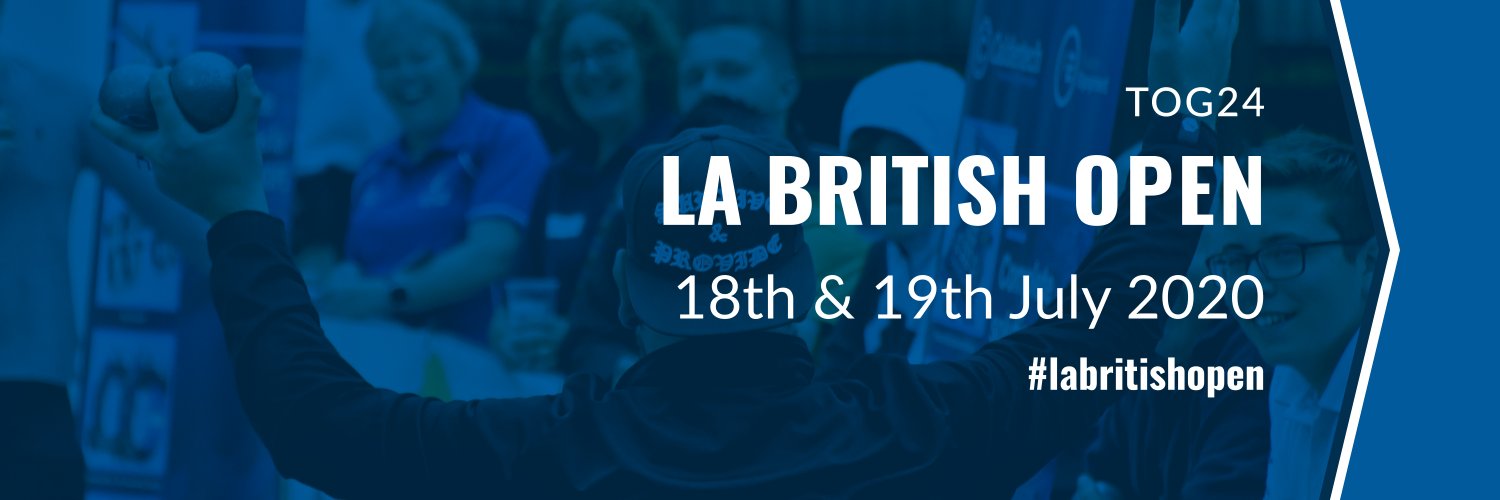 La British Open Pétanque Championships banner
