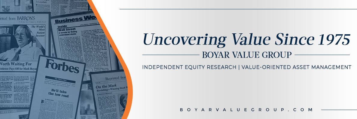The Boyar Value Group banner