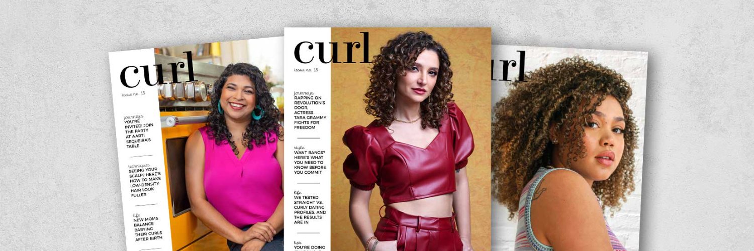 Curl magazine banner