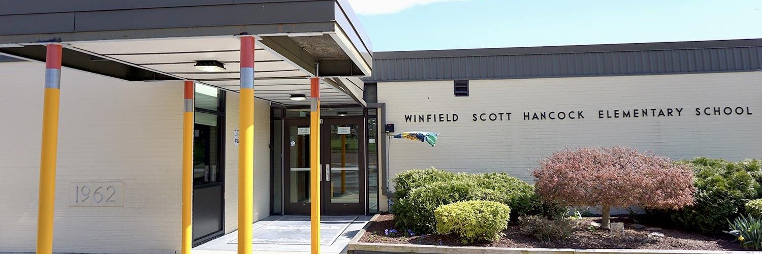 Hancock Elementary School banner