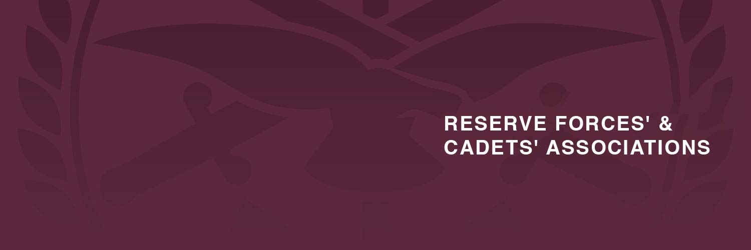 Reserve Forces' & Cadets' Associations banner