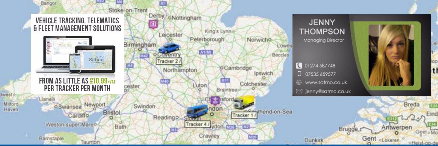 Satmo Vehicle Tracking banner