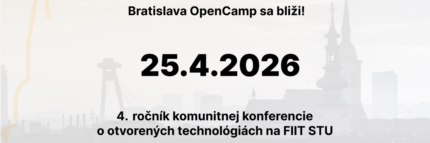 Bratislava OpenCamp banner